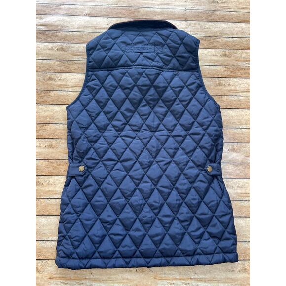 Properly Tied Boys Beaumont Quilted Vest with Brown Corduroy Collar XL 18-20 - Picture 4 of 6